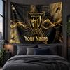 Personalized Tapestry Wall Hanging Athletic Bilbao FC Pattern Art Background Cloth