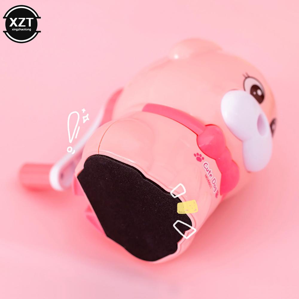 Creative Cartoon Dog Shaped Hand-cranked Automatically Pencil Sharpener Student Pencil Sharpener Stationery Office School Supply