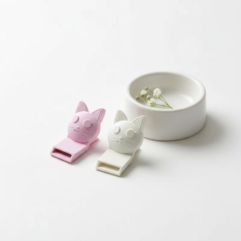 Cat Shape Can Opener for Pets Manual Ring Pull Opener Portable Design for Home Kitchen Pet Food Cans