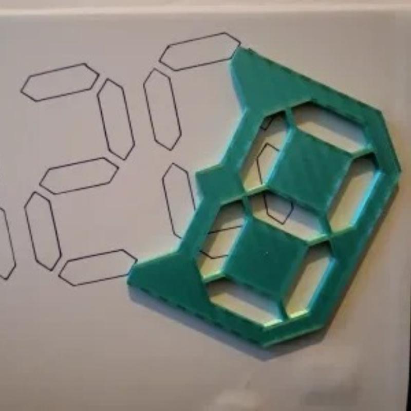 3pcs Set of 1 Package of Mold Number Painting Templates DIY Wall Furniture Painting Panel Art Supplies for Wall Photo Album Decoration