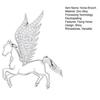 Koń Broszka Inkrustowana Cyrkoniami Latający Koń Przypinka Trójwymiarowy Wzór Konia Sweter Szalik Sukienka Odznaka Dodatek Biżuteryjny