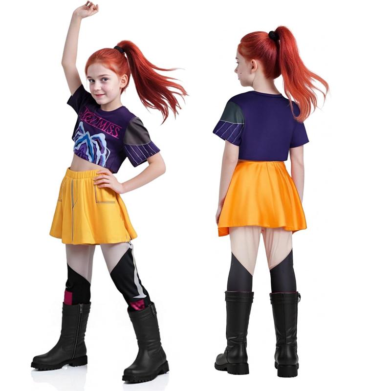 K-POP Cacciatori di Demoni Costume Cosplay Rumi Zoey Mira per Ragazza Vestiti per Performance di Halloween Festa di Compleanno Panno Costume per Gioco di Ruolo Costumi