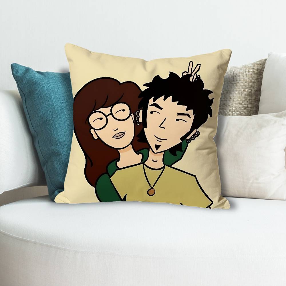 DDaria Pillow Cases for Bedroom Living Room Sofa Home Decor Polyester Cushion Cover with Zipper
