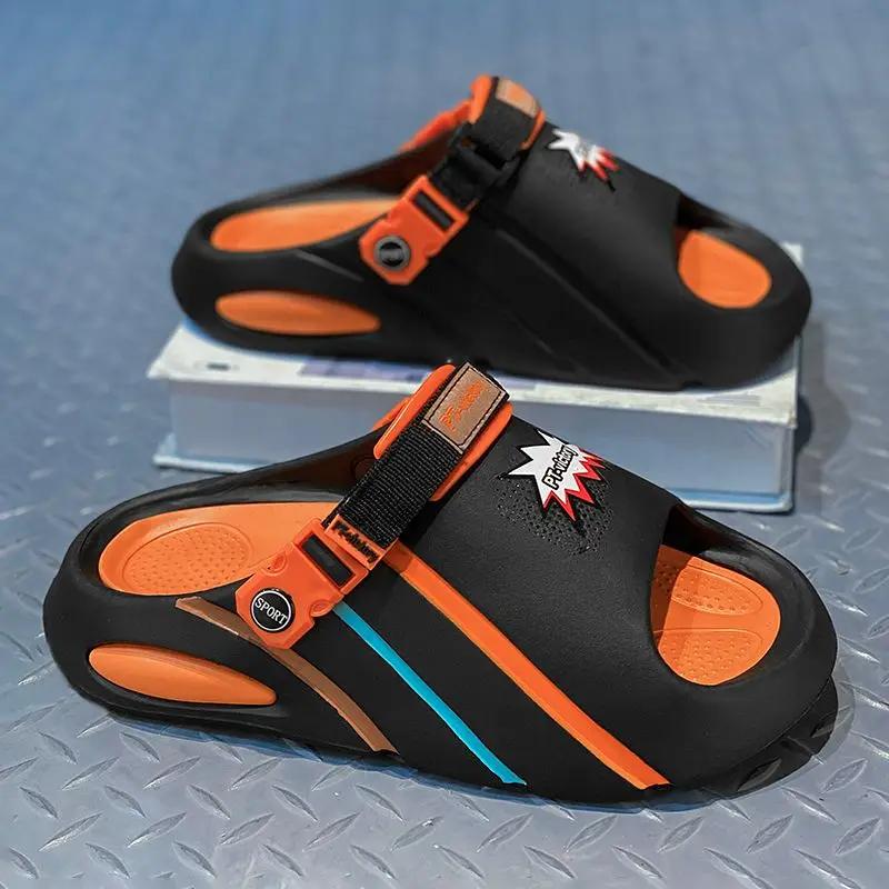 FashionMale Slipper Platform Pvc Men's Shoe Casual Summer Sale Adult Designer Luxury Elegant Fun Clappers 2024 Eva Style Trend Slides