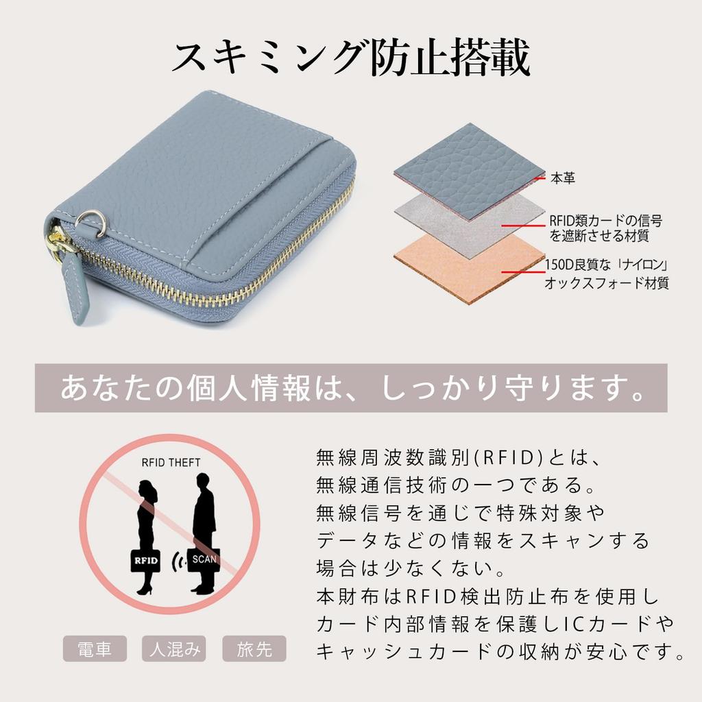 Accordion Genuine Mini Large Easy To Card Coin RFID [imeetu] Wallet, Leather, Wallet, Women's & Men's, Capacity, Use, Compact, Case, Purse,