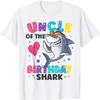 Uncle of the Shark Birthday Dad Matching Family T-Shirt