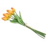 30Pcs Real Touch Artificial Tulip Flower Fake Flower Gift for Home Wedding Decor(Sunset Color)
