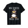 Work Funny Humorous Saying Sayings Office Cute Penguin T Shirt Vintage Streetwear Stylish Fashion Soft Stretched