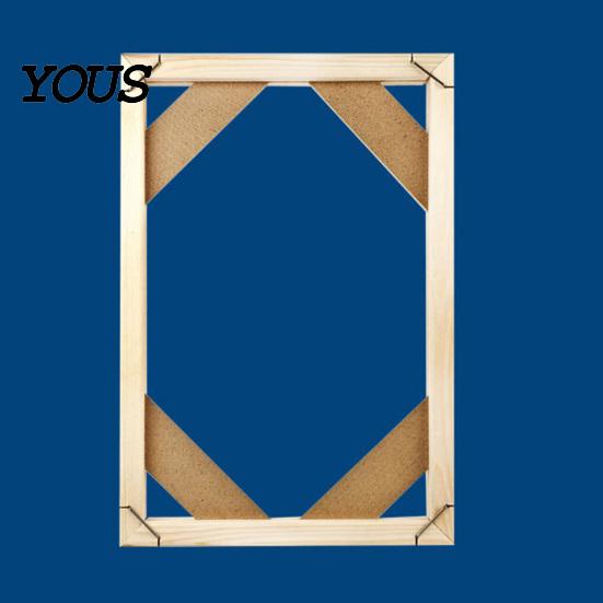 Painting Stretcher Frame Wood Frame, Easy to Install Wooden Strips DIY Self Assembly Kit, Stretched Bar Decorative Display Holder for Oil And Wall