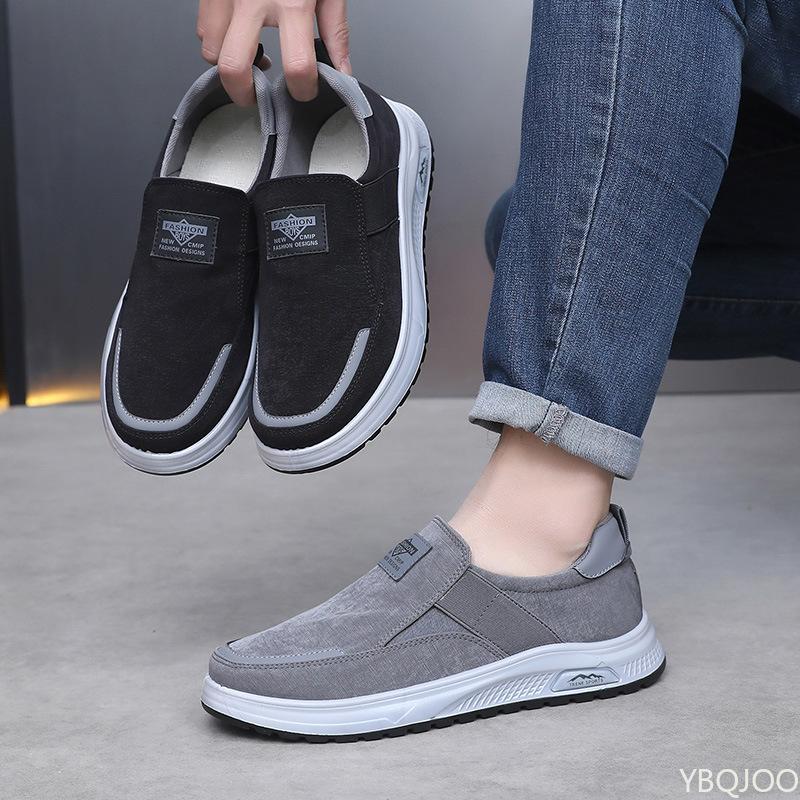 Fashion Fashionable Men's Flats new Outdoor Walking Shoes Lightweight Men Casual Shoes Breathable Slip on Male Anti-slip Sneakers