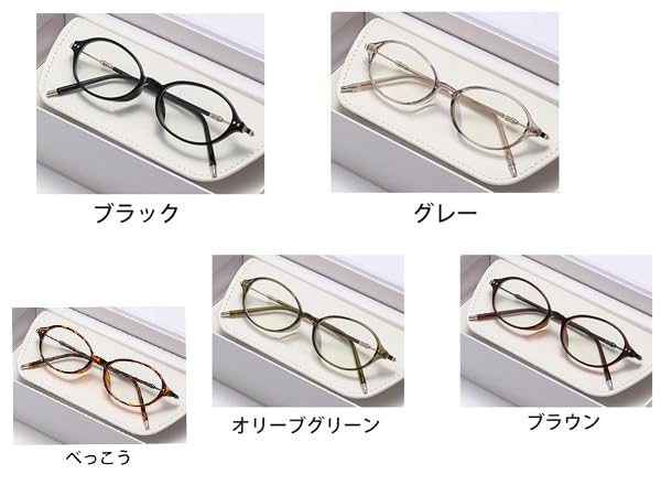Progressive Multifocal Reading Blue Light Unisex Resin Titanium Power [AMMGLSS] Glasses, Blocking, Half-Rim Glasses, Lenses, Alloy, Men's & Women's,