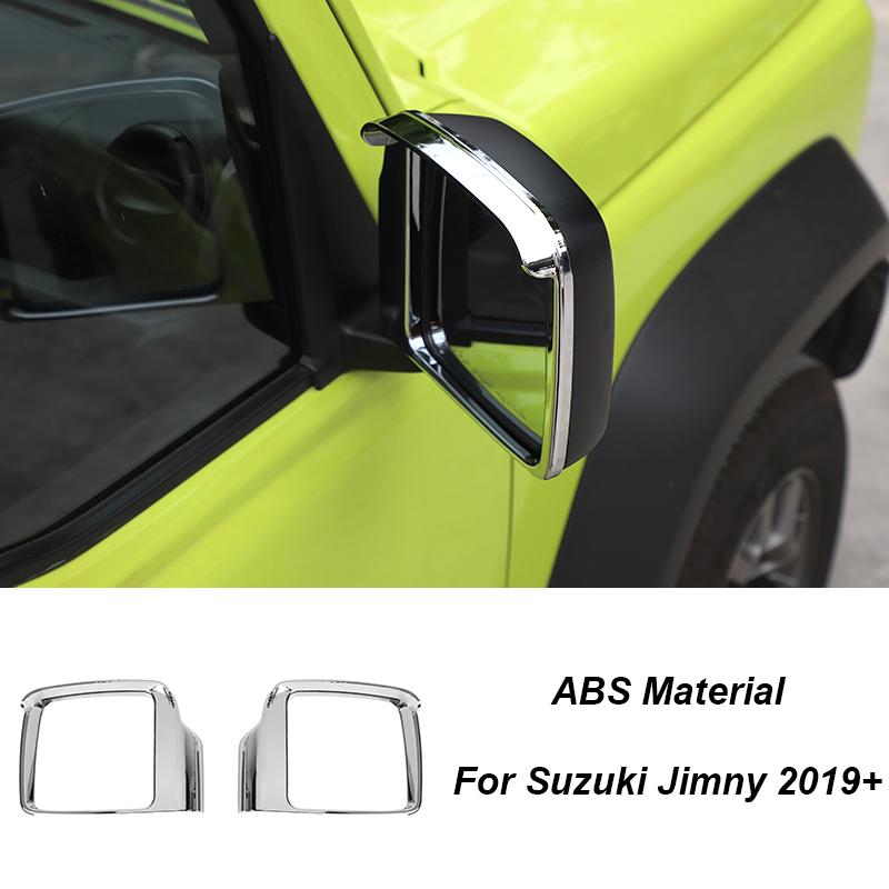 BAWA Headlight Bumper Rearview Mirror Decoration Cover for Suzuki Jimny 2019 2020 2021 2022 2023 2024 Exterior Accessories