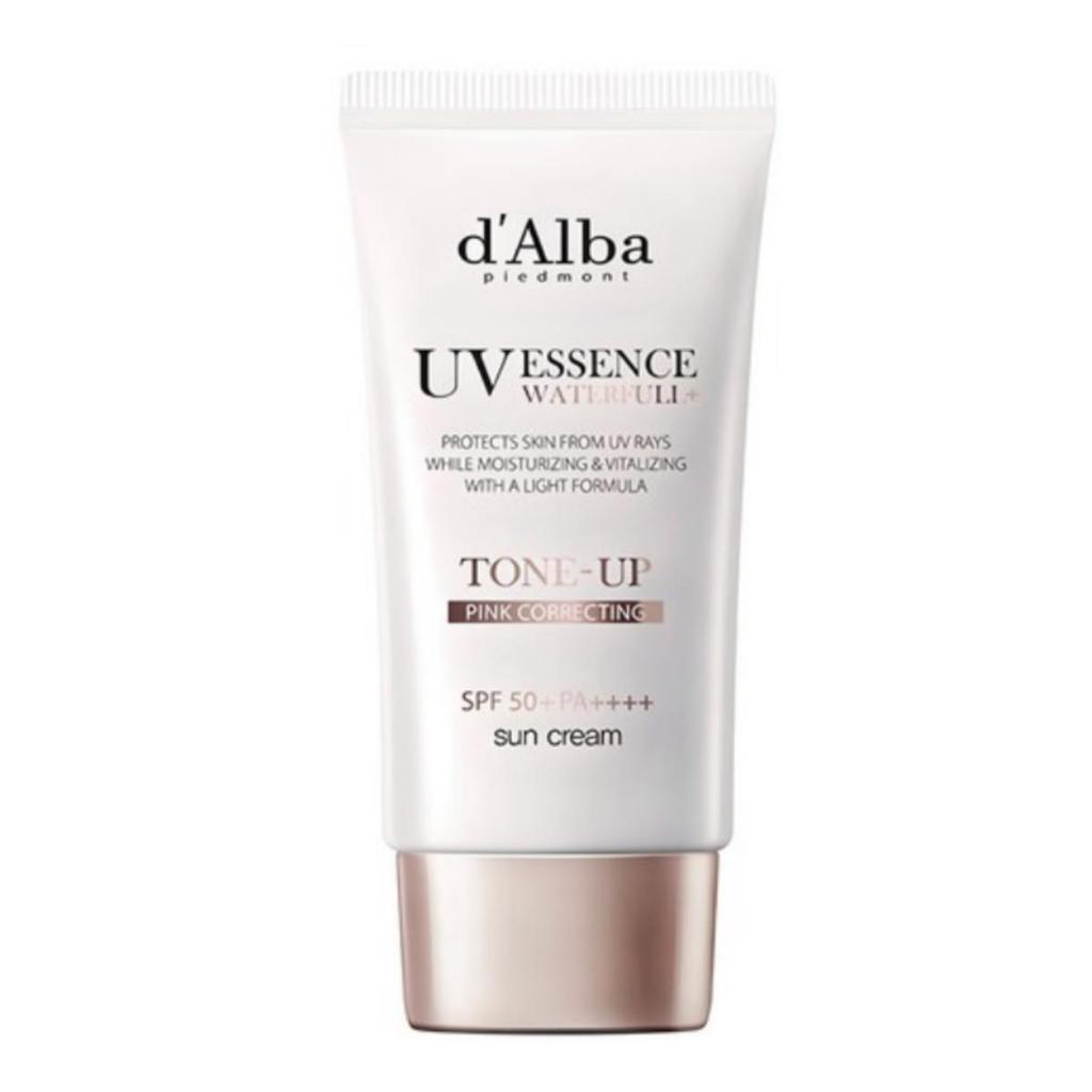 d'Alba UV Essence Waterfull Tone-Up Pink korekční krém na opalování SPF50+ PA+++ 50 ml