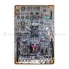 Cockpit Take Off Metal Sign Kitchen Vintage Club Party Wall Decor Character Tin Sign Poster