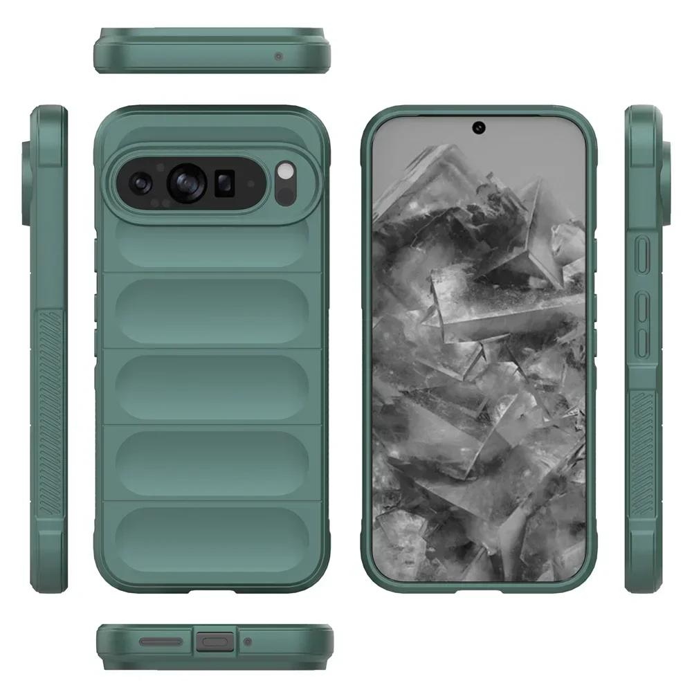 New Shockproof Case For Google Pixel 9A 9 Pro XL Funda Soft Silicone Back Coque For Google Pixel 8 7 Pro 8A 7A 6A Cover
