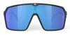 Rudy Project SPINSHIELD Sport-Sonnenbrille Schwarz Matt Blau, Gestell, Multi-Laser-Glas, SP723906-0002