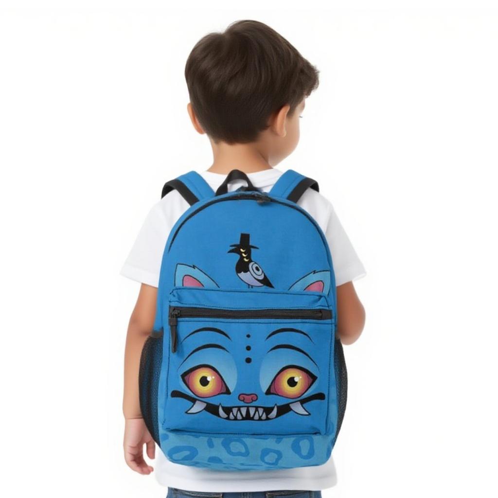 Backpack, Back To School, Cartoon Cute Travel Backpack Print Peripheral Double-shoulder Backpack For Teenagers, Students, Boys And Girls