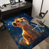 1PC Lion Cub Night Extra Large Non-Slip Floor Carpet, Office, Family, Bedroom, Studio - Large Area RugJ0386