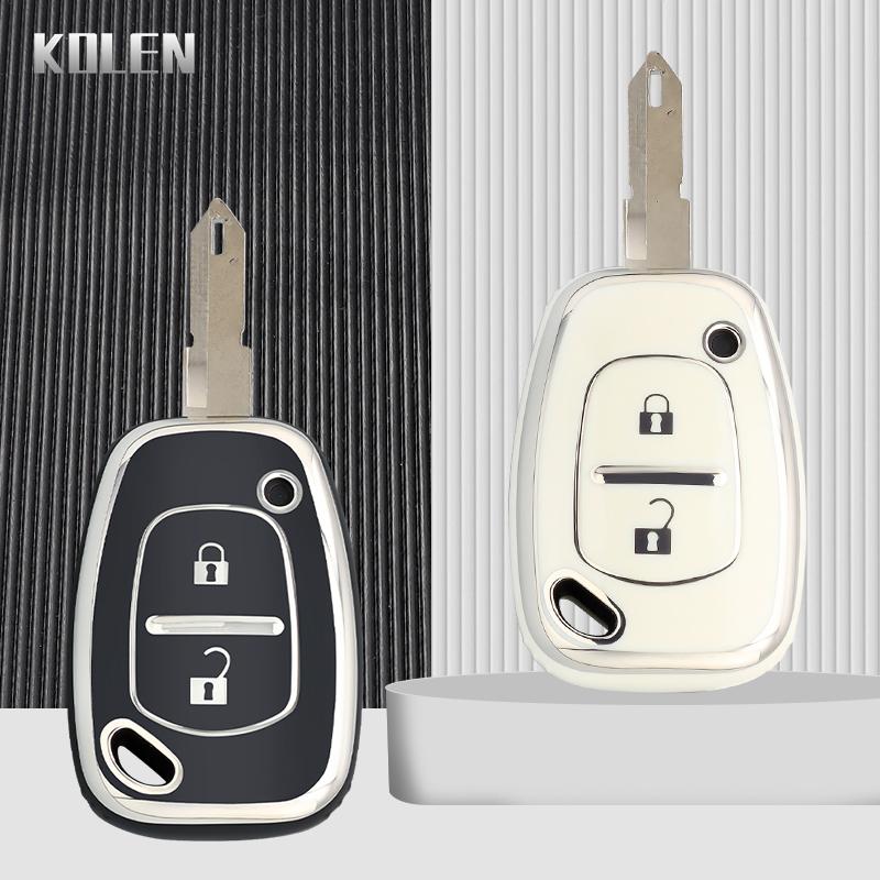 Tpu Car Key Case Fob Cover For Vauxhall Opel Vivaro For Renault Movano Trafic Kango 2 Button Protector Shell Accessories