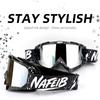 NAFEIB Occhiali da Moto Occhiali Motocross ATV MX Off Road Occhiali Anti-UV Protezione Casco Moto da Cross Maschera Antivento