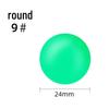 Silicone Olive-Shaped Fluorescent Fishing Float Tail Magnifier Bean