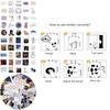 50pcs Midnight Pop Queen Taylor Swift New Album Midnights Stickers Nordic Style