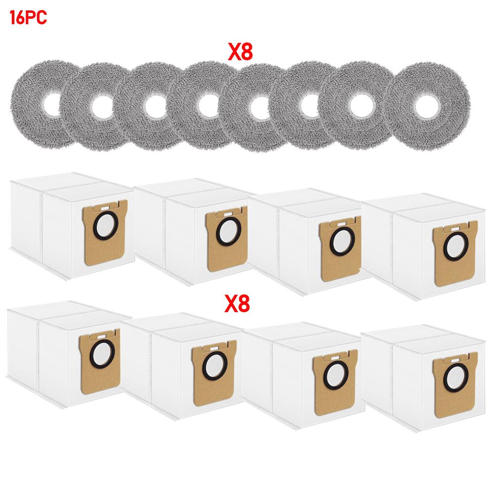 Replacement Dust Bag Mop Cloth For Xiaomi X10 Plus X10+ X20 Plus X20+ 5 Pro OV21CN M30 Pro M30S Robot Vacuum Cleaner Part