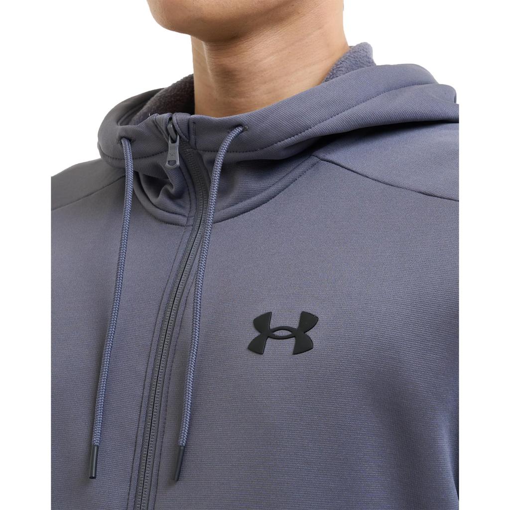 Under Armour UA Armour Fleece FZ Hoodie Castlerock Black MD /