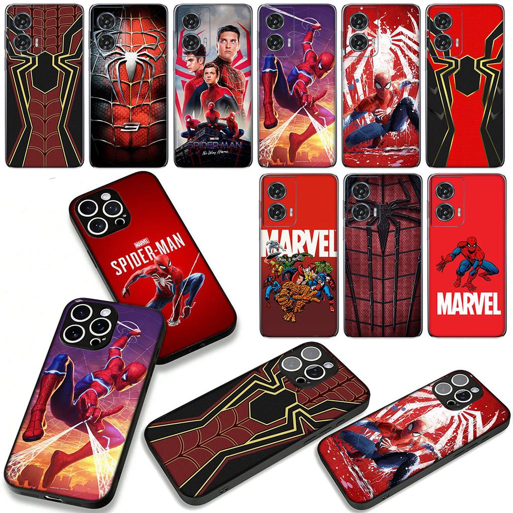 Cover per Telefono per Apple iPhone 17 16 11 Pro XS Max 16E 6 7 8 Plus SE 2022 X XR 6S Custodia Air Logo Marvel Spider Man Spiderman Casing
