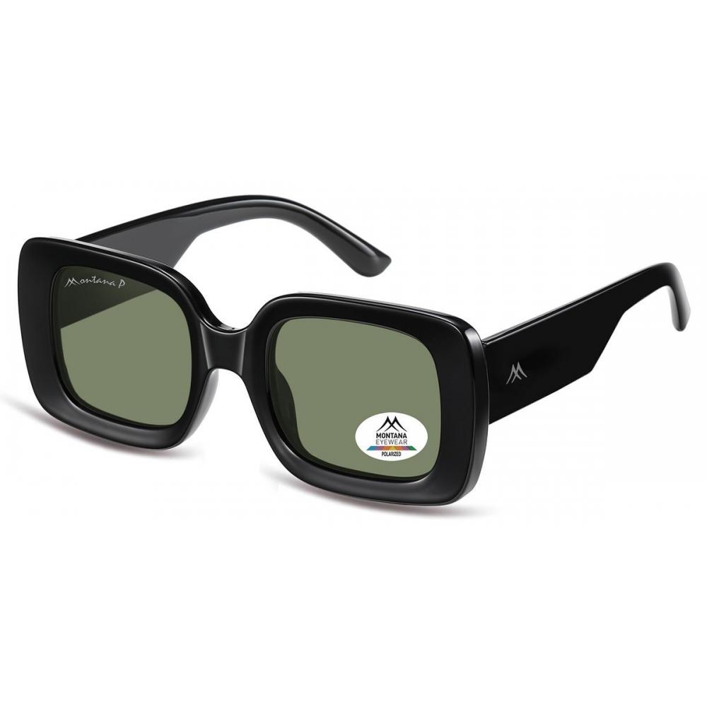 

Montana Eyewear Mp68 Polarized Mp68b Women Sunglasses Shiny Black/51