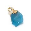 Apatite Rough Gemstone 925 Sterling Silver Jewelry Pendant 0.59"