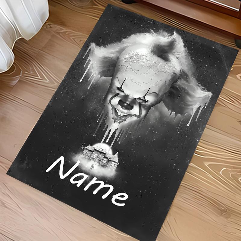 Custom personalization Pennywise the Dancing Clown Print Area Rug - Soft, Washable Non-Slip Indoor Mat,Living Room,Home&Office Decorative Rug