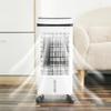 75W 15L 220V Conditioning Fan Humidifier Cooler Tank Cooling Timed 3 Fan Modes Cooling Fan Humidifier Portable Air Conditioner