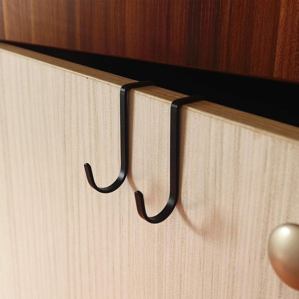 1/5 Pcs Double S Shaped Cabinet Hook Furniture Hardware  Drawer Cabinet, Closet, Fence