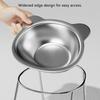 Raised Cat Bowls Elevated 15° Dog Bowls Stable Pet Supplies  for Puppy and Cat