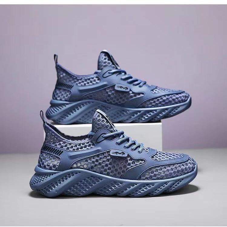 Summer Men's Shoes Net Shoes 2025 Thin Breathable Hollow Mesh Shoes Versatile Sports and Leisure Shoes Quick-drying Creek Shoes