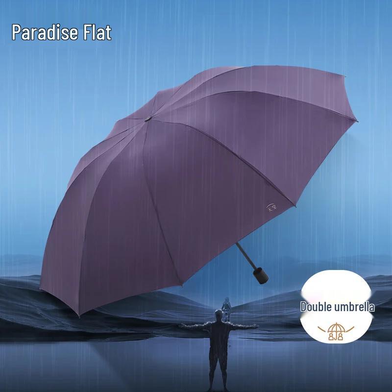 Paradise 3-Fold Reinforced Rain/Sun Umbrella