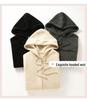 2026 Autumn Soft Pure Wool Hooded Knit Vest - Casual, Skin-Friendly, Loose Zipper Top