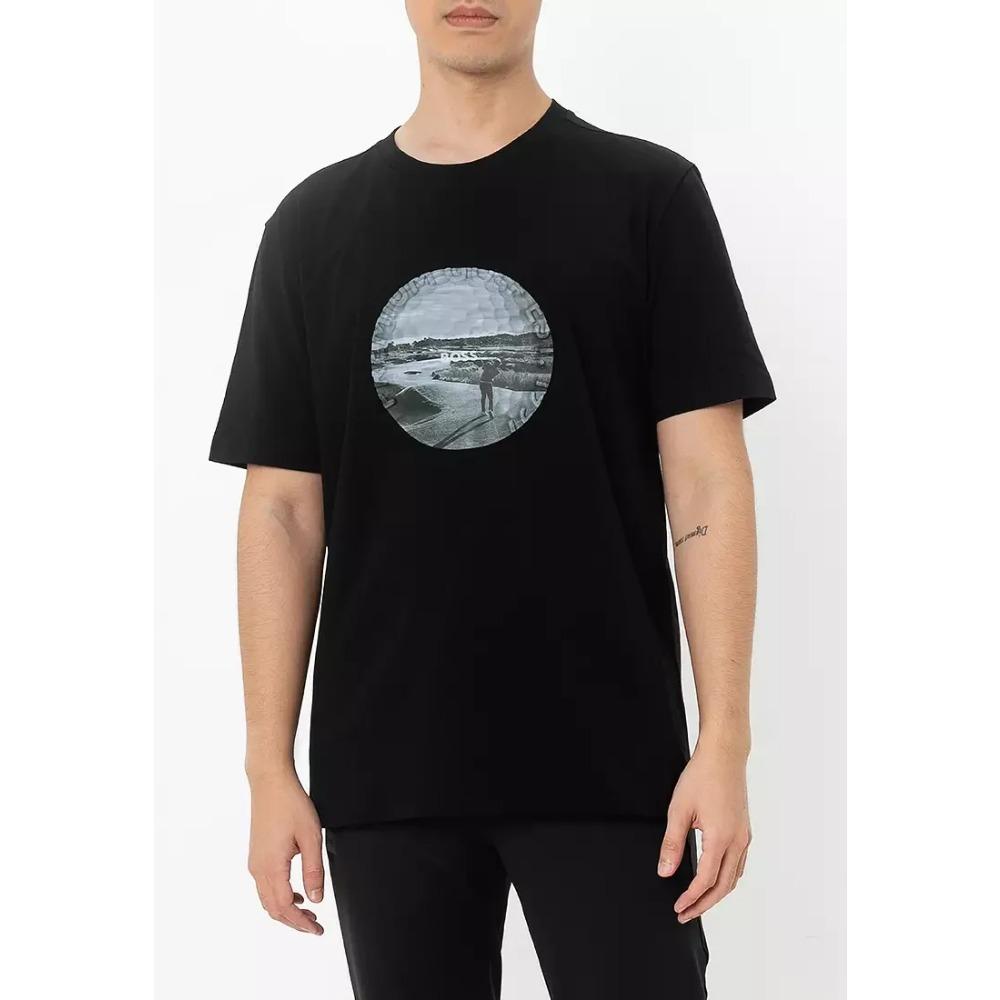Summer Latest Fashion Trend Men's Top T-shirt Minimalist Casual Business Men'sandwomen's Cotton Printed Top T-shirt Short Sleeve