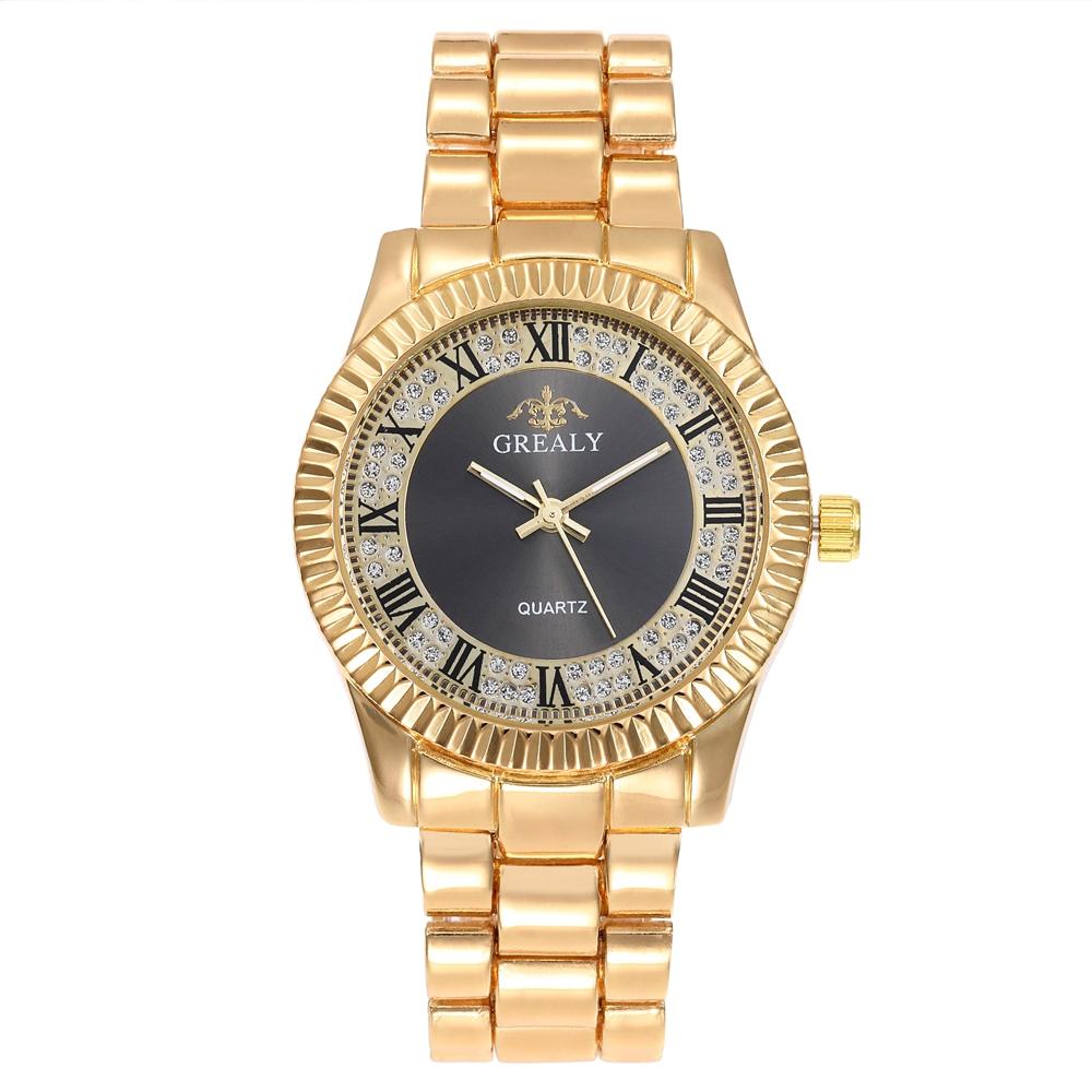 Yeni Moda Kadın Saatleri Paslanmaz Çelik Günlük Sevgililer Saati Erkek Bayan Saat Alaşım Kol Saati Roma Rakamlı Saat Relogio Feminino