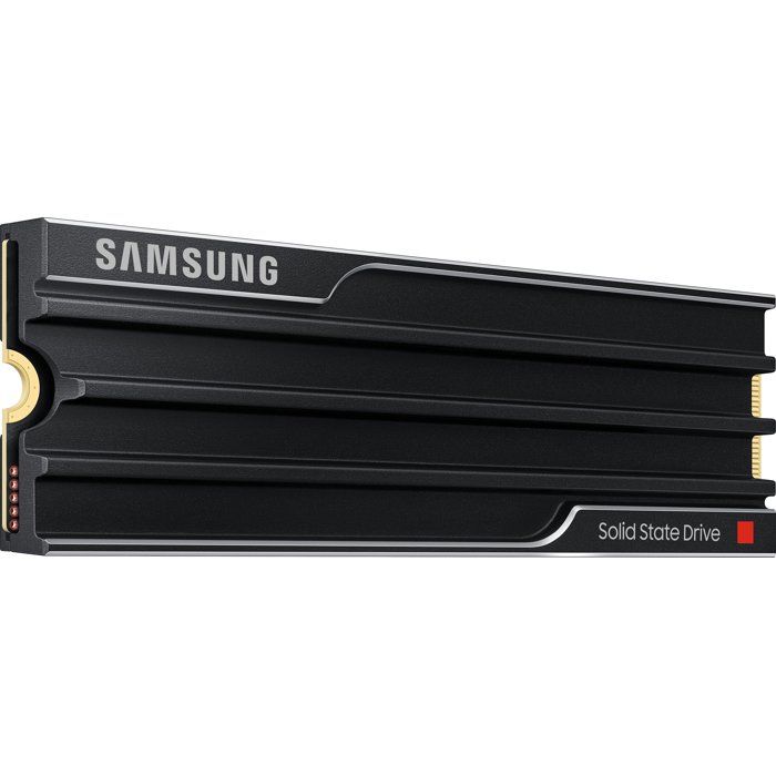 SAMSUNG - 9100 PRO avec dissipateur- SSD Interne - 1 To - NVMe M.2 PCIe 5.0x4 - Vitesse lecture jusqu'à 14 800 Mo/s