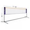 Foldable Height Adjustable Badminton Net Set Equipment Outdoor Portable Garden Beach Sports Tennis Practice Net Frame