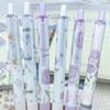 6 bolígrafos de gel Kawaii Rose de escritura suave, creativos, de secado rápido, de presión neutra, papelería estética, suministros de oficina