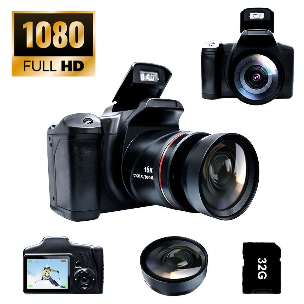 English Version Rechargeable 16MP HD Mini DSLR Camera XH05S