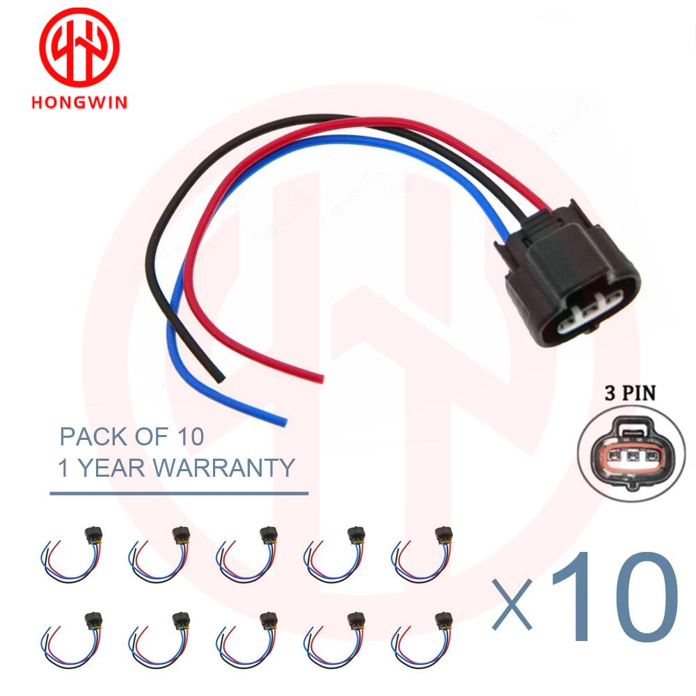 10PCS 3 Pin Kum Waterproof Electrical Automobile Connector Male Female Headlight Sensor Plug for Hyundai PB621-03020 PB625-03027 10 pcs