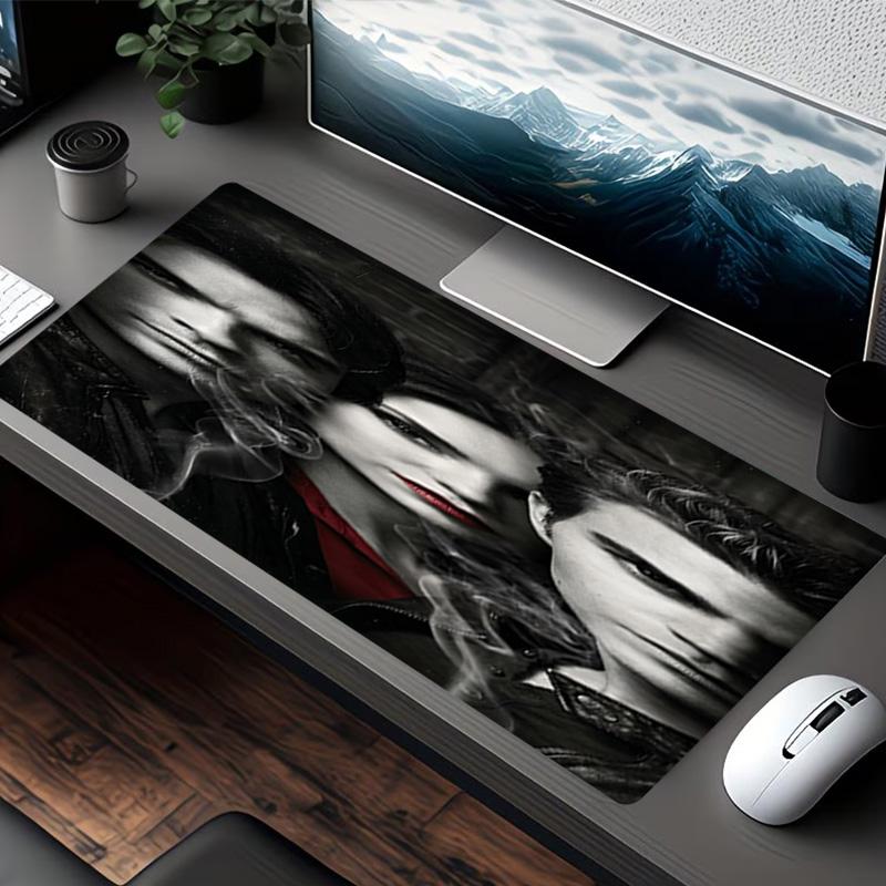 The Vampire Diaries Baskılı Mouse Pad, Klavye Pad'i Dizüstü PC Matı olarak Ofis Ev Kullanımı için, Masa Dekorasyonu, Oyuncular için Mükemmel Doğum Günü Hediyesi