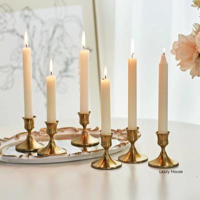 Set Portacandele Oro 6 pezzi Portacandele Vintage Decorazioni per la Casa Decorazione Stanza Decorazione Tavolo e Accessori Arredamento Casa