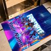 Fortnite Customized Name Floor Rug Office Rug Design for Living Rooms Foyer Dining Room Hallway Anti-slip Rug Anime Office Decor