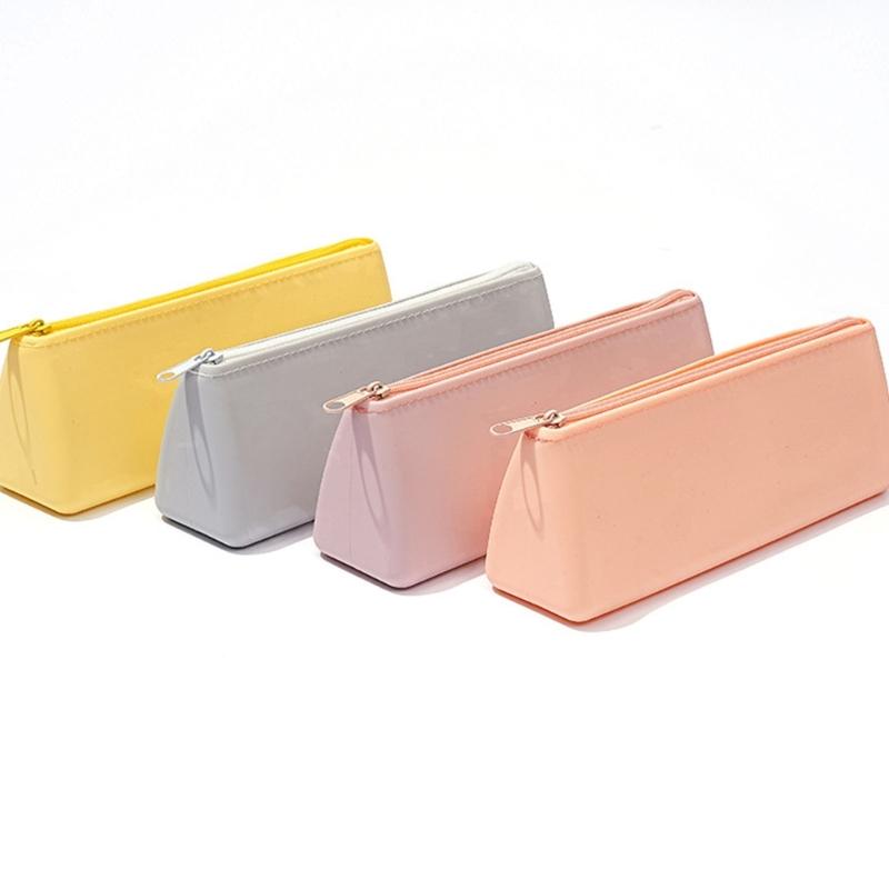 Astuccio in Silicone Impermeabile con Cerniera, Astucci Portapenne con Ampio Scomparto, Borsa Organizzatore Portatile per Penne per Studente Adulto