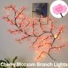 USB Rechargeable Maple Leaf Branch Light, 8 Modes Bendable Fall Maple Vine LED Wall Decor Lamp for Autumn Thanksgiving Home Mantel Decor
